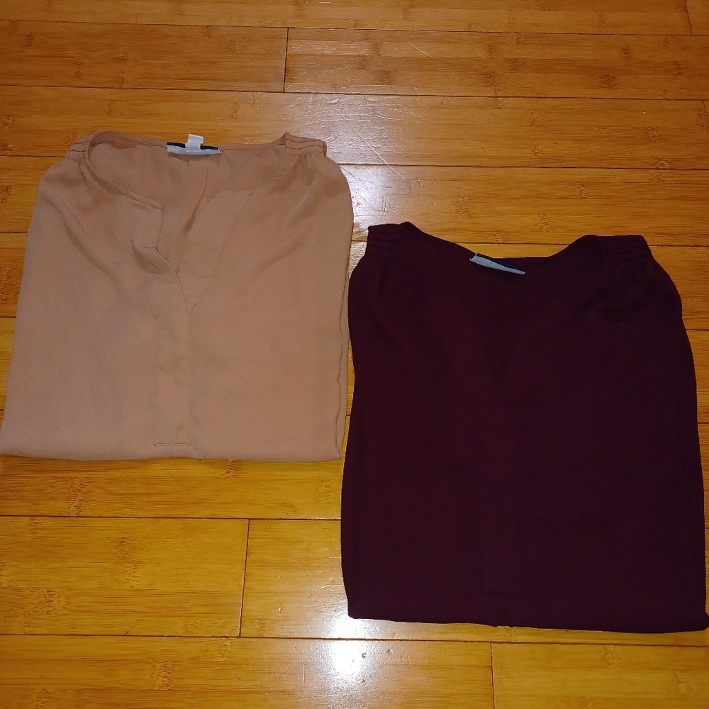 Charter Club Short Sleeve Blouse Bundle Size Large